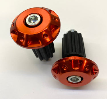 Handlebar End Caps- ORANGE For Pūr-Speed Handlebars | P99-112